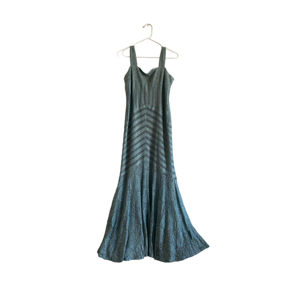 damianou Dresses & Skirts - Damianou Vintage Blue Lace Dress